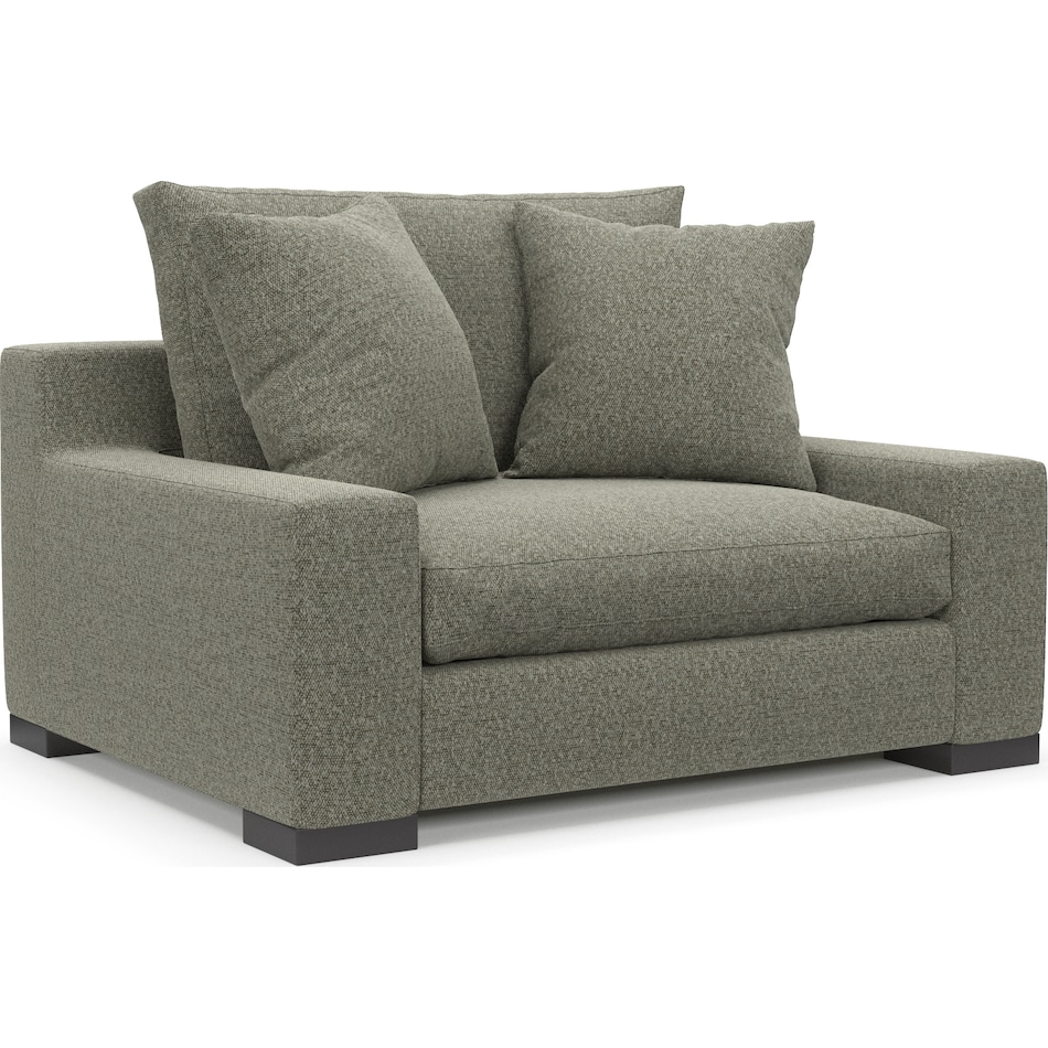 ethan white chair and a half   