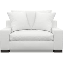 ethan white chair and a half   
