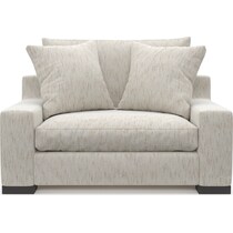 ethan white chair and a half   