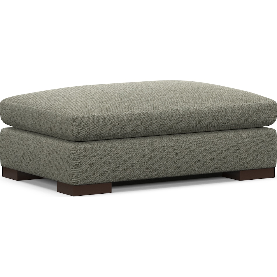ethan white ottoman   