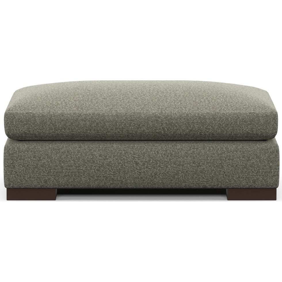 ethan white ottoman   