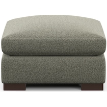 ethan white ottoman   