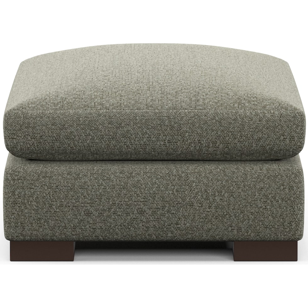 ethan white ottoman   