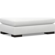 ethan white ottoman   