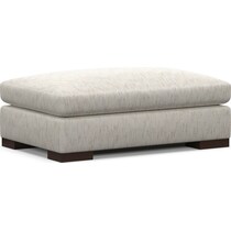 ethan white ottoman   