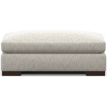 ethan white ottoman   