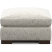 ethan white ottoman   