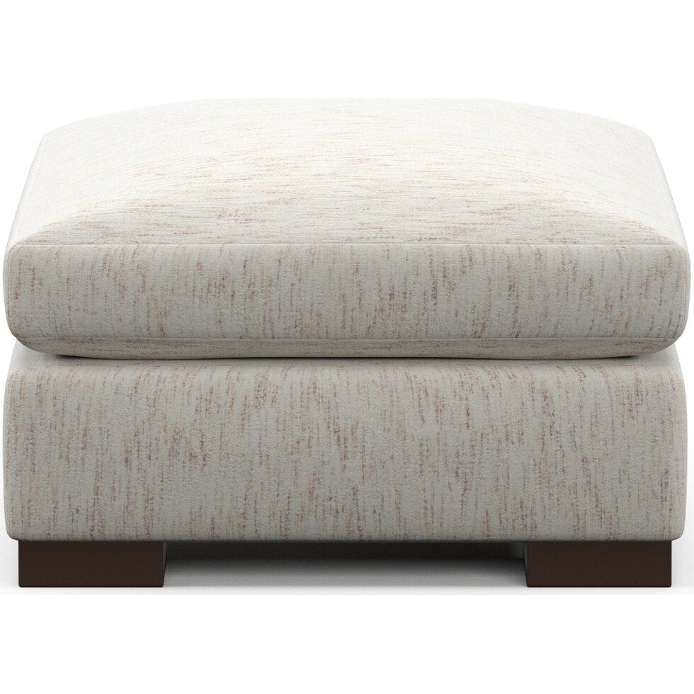 ethan white ottoman   