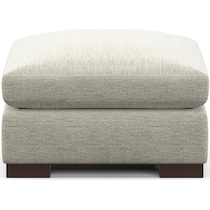 ethan white ottoman   