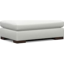 ethan white ottoman   