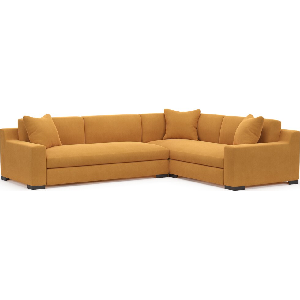 ethan yellow sectional   