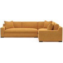 ethan yellow sectional   