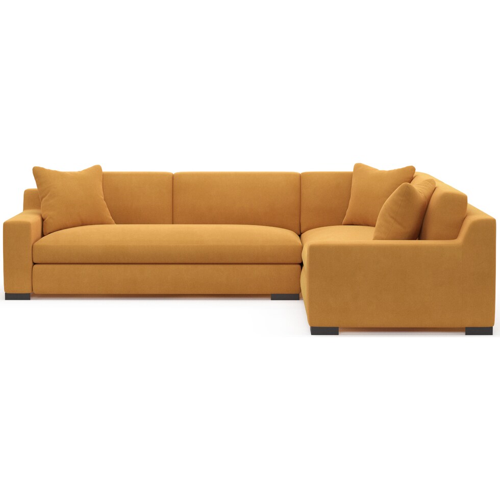 ethan yellow sectional   