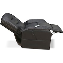 eugene dark brown power lift recliner   