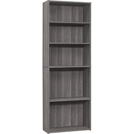 Eula 72" Bookcase - Gray