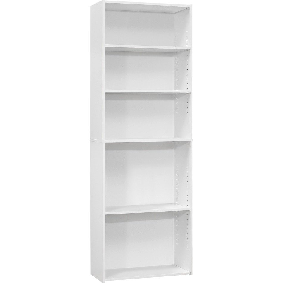 eula white bookcase   