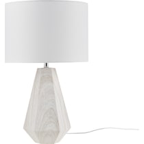 eulalie white table lamp   