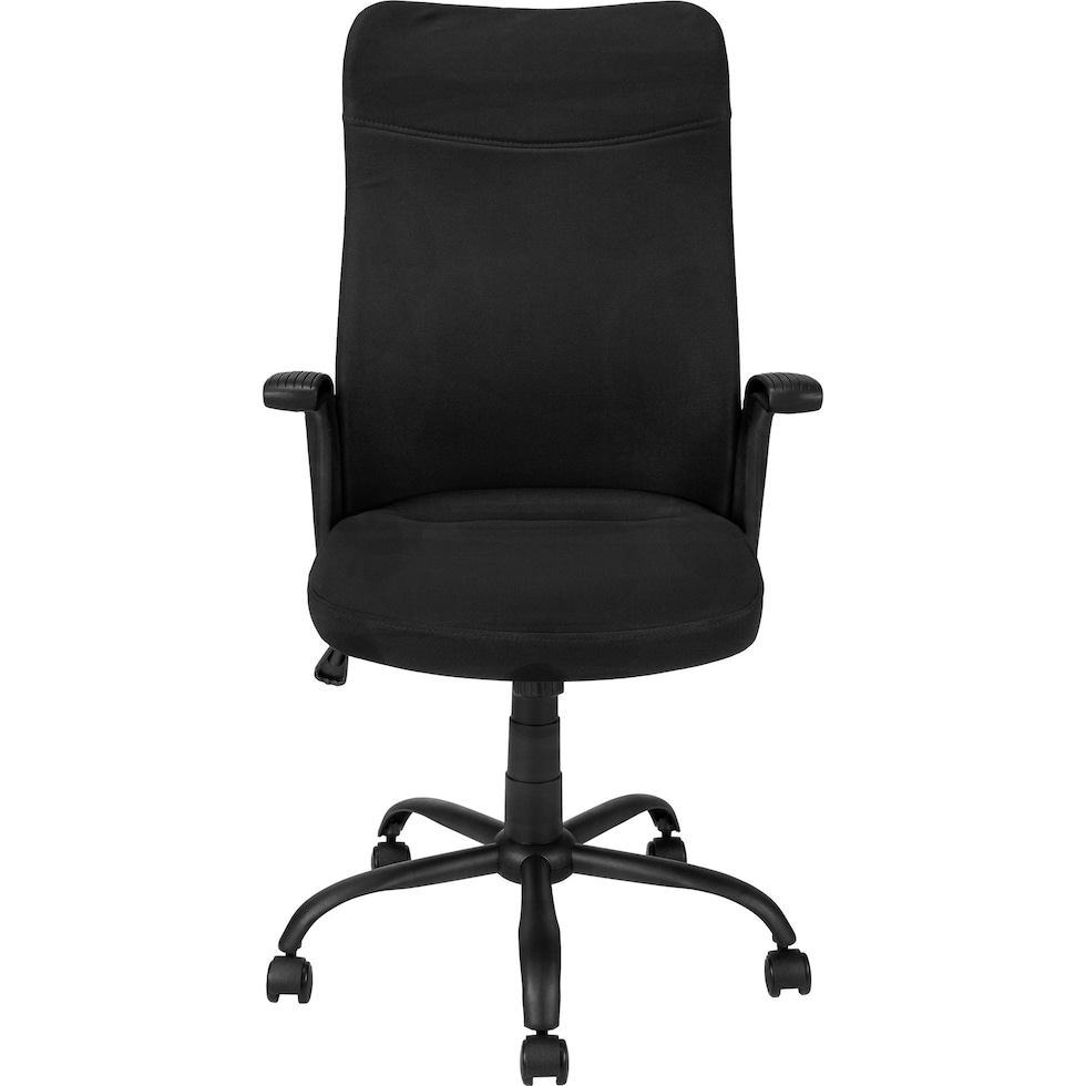 eunice black desk chair   