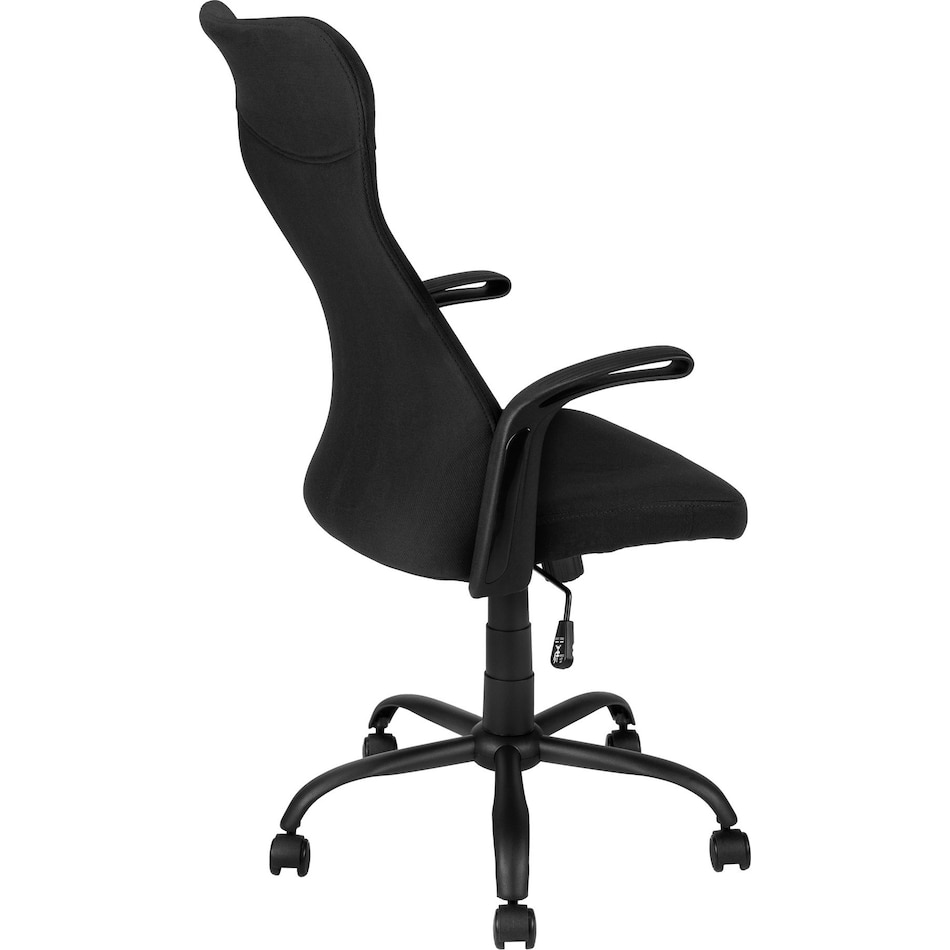 eunice black desk chair   