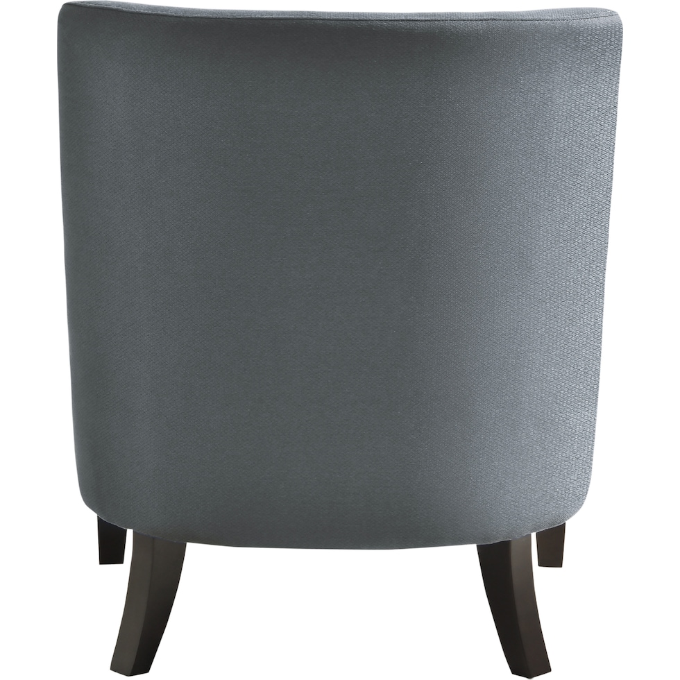 eva gray accent chair   