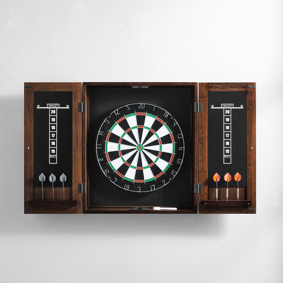 evan dark brown gaming table   
