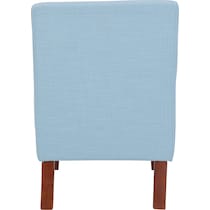 evangeline blue accent chair   