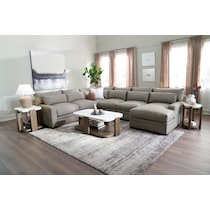 evans tables natural end table   