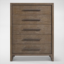 evans light brown chest   