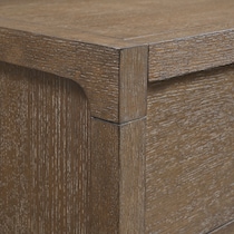 evans light brown chest   