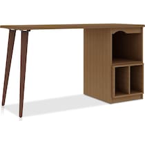 evanston dark brown desk   