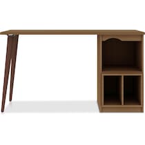 evanston dark brown desk   