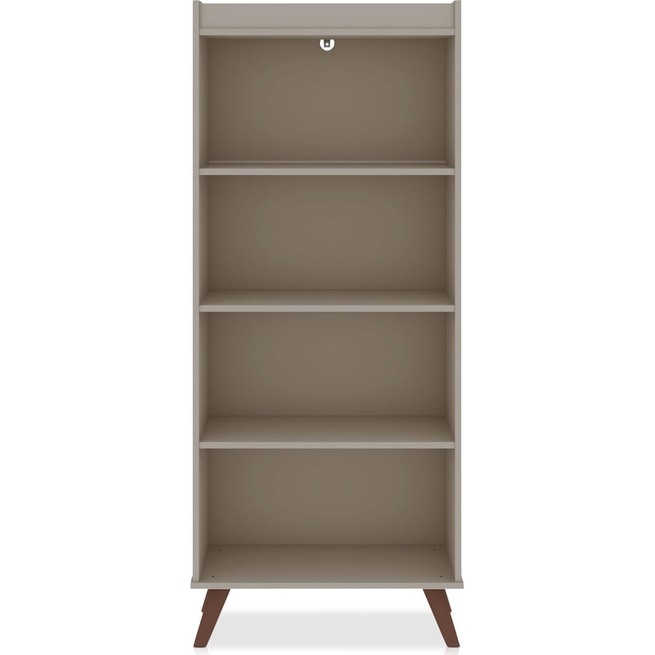 Evanston 4 Shelf Bookcase OffWhite Value City Furniture