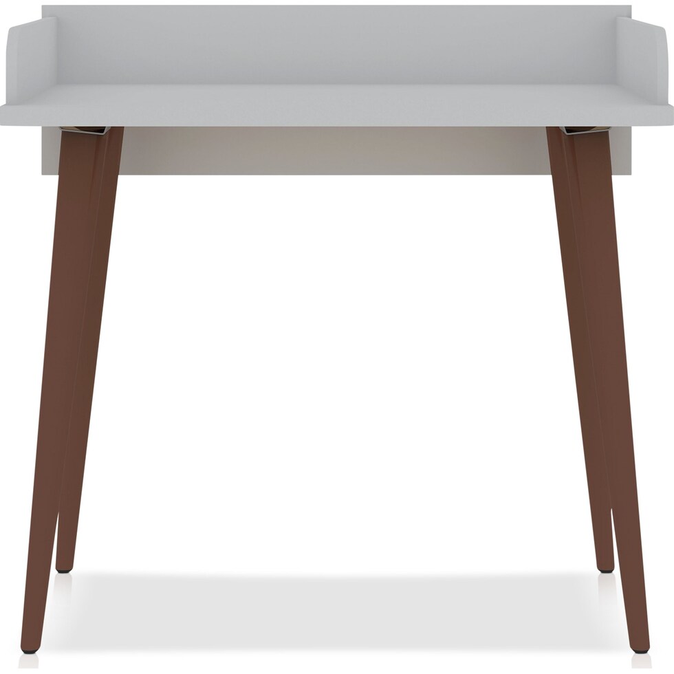 evanston white desk   