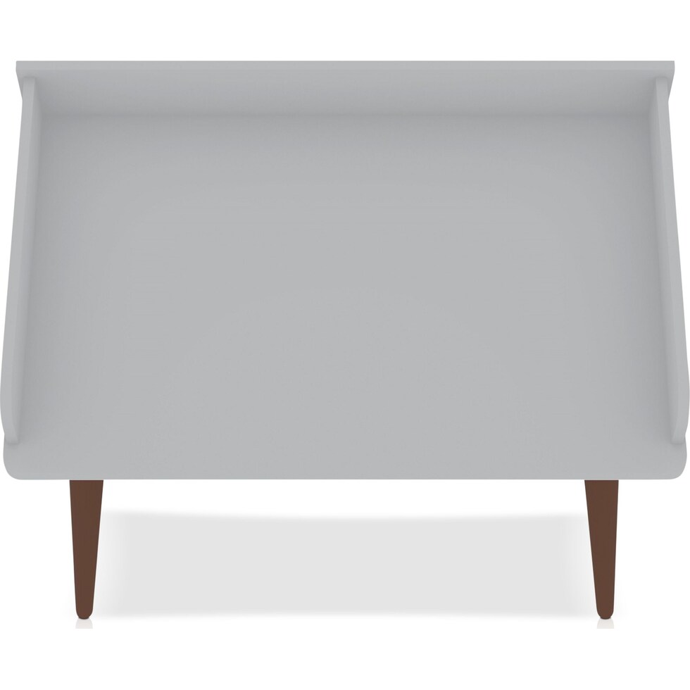 evanston white desk   