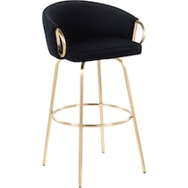 eve black bar stool   