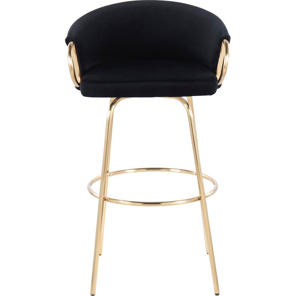 eve black bar stool   