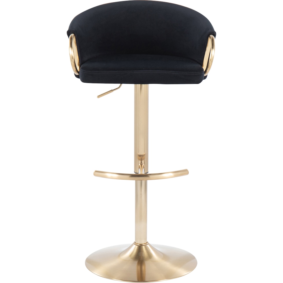 eve black bar stool   