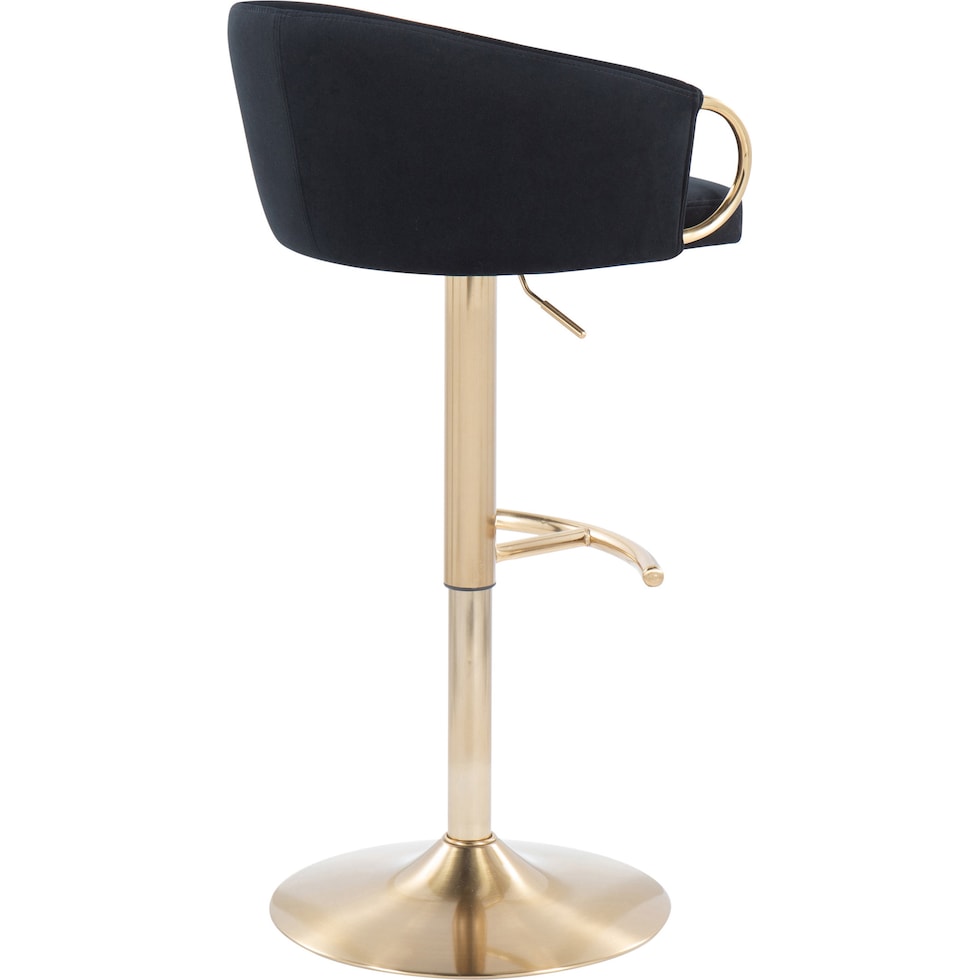 eve black bar stool   