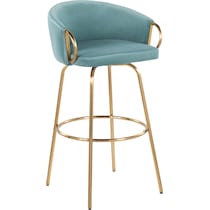 eve blue bar stool   