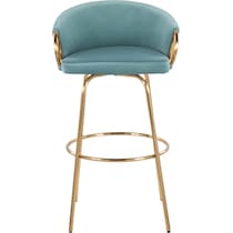 eve blue bar stool   