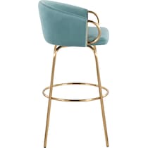 eve blue bar stool   