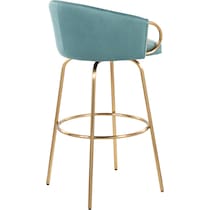 eve blue bar stool   