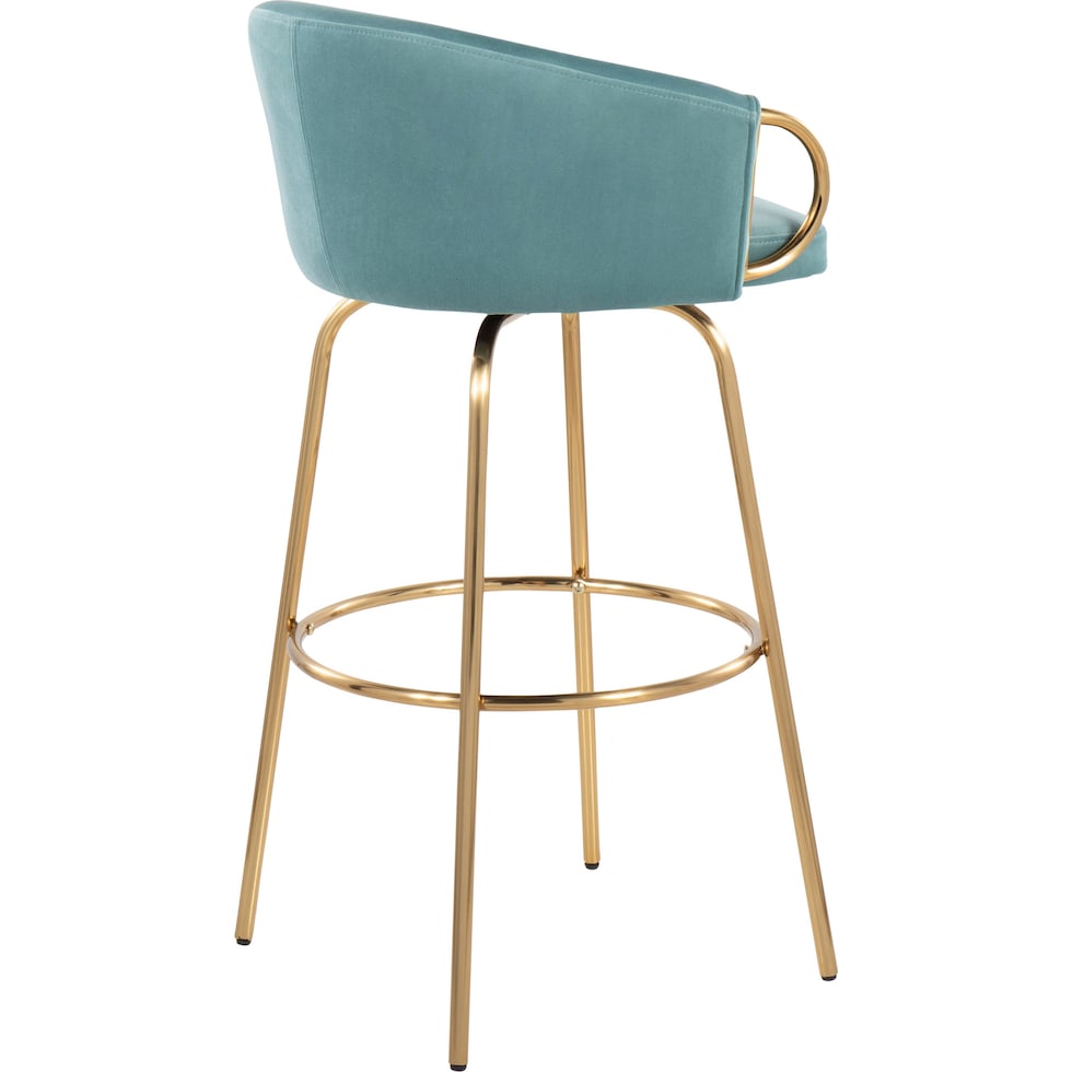 eve blue bar stool   