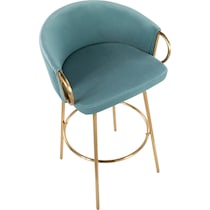 eve blue bar stool   