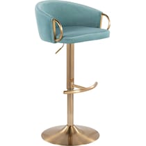 eve blue bar stool   