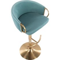 eve blue bar stool   