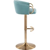 eve blue bar stool   