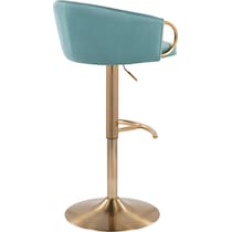 eve blue bar stool   