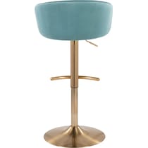 eve blue bar stool   