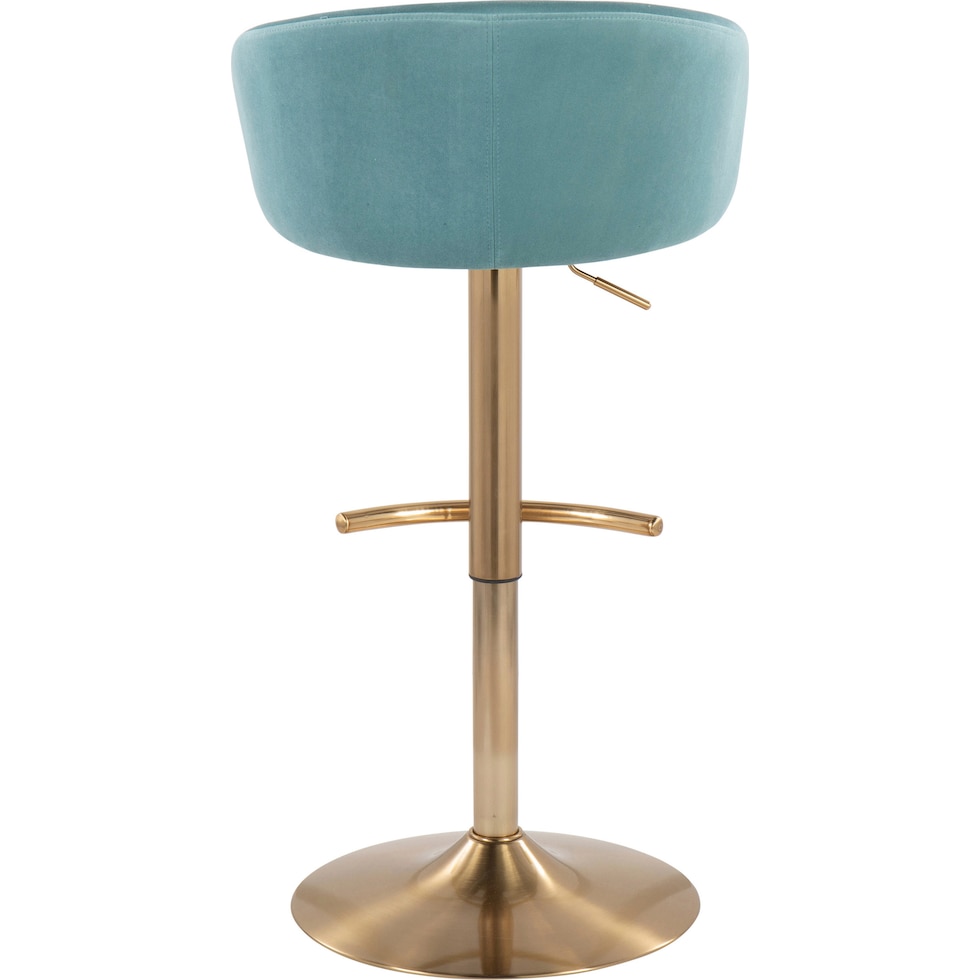 eve blue bar stool   